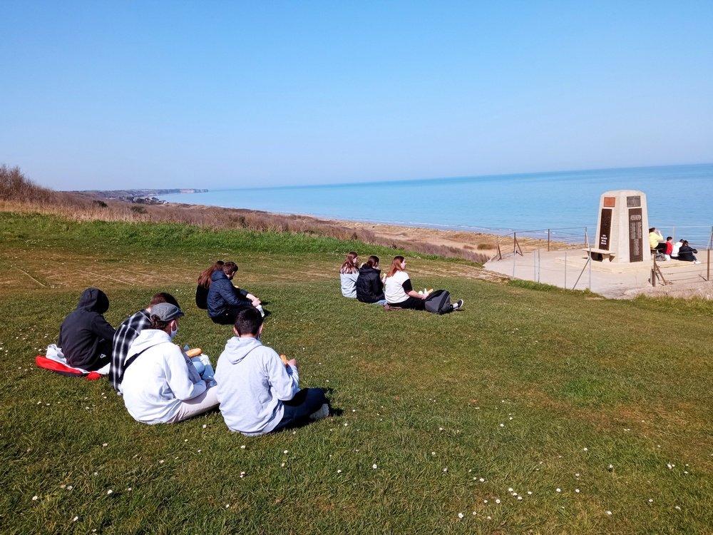 Pique-nique à Omaha Beach